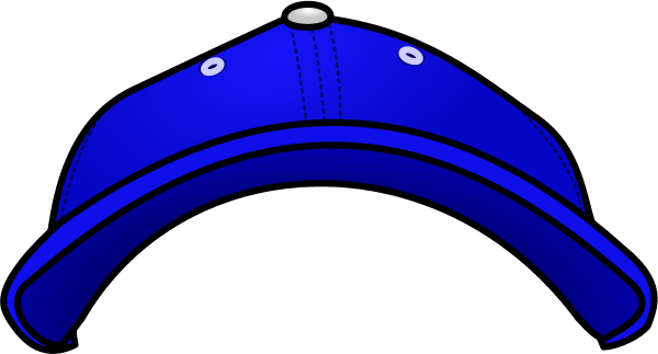 Baseball hat backwards . - Baseball Cap Clip Art