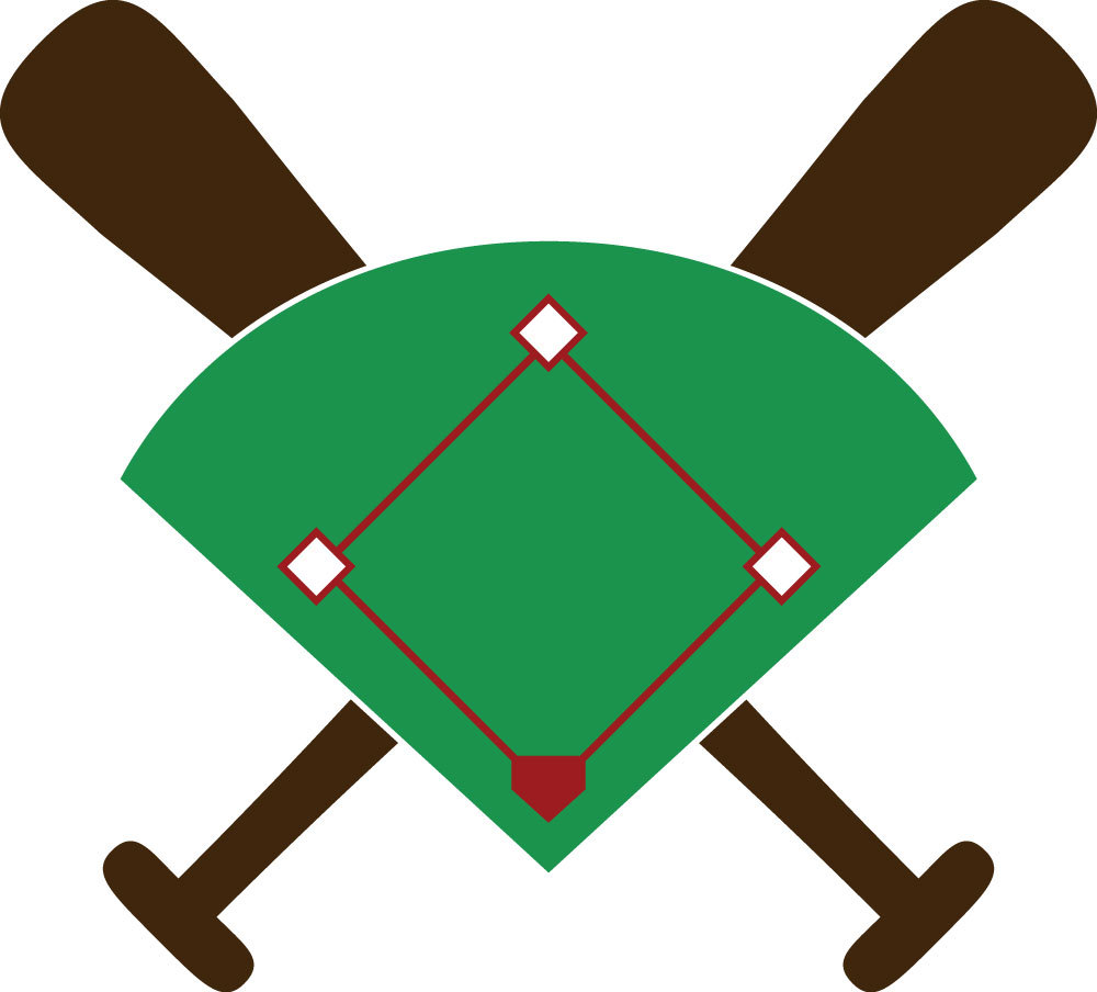 Baseball Image Diamond With Infield Outfield And Clipart Free