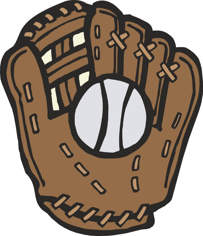 Baseball mitt baseball glove and ball clipart clipartall