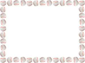 Baseball, More Clip Art - Baseball Border Clipart