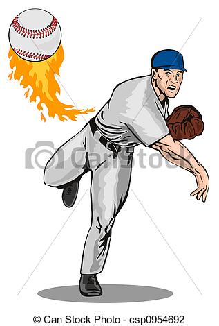 Baseball Pitcher Clip Art - Baseball Pitcher Clipart