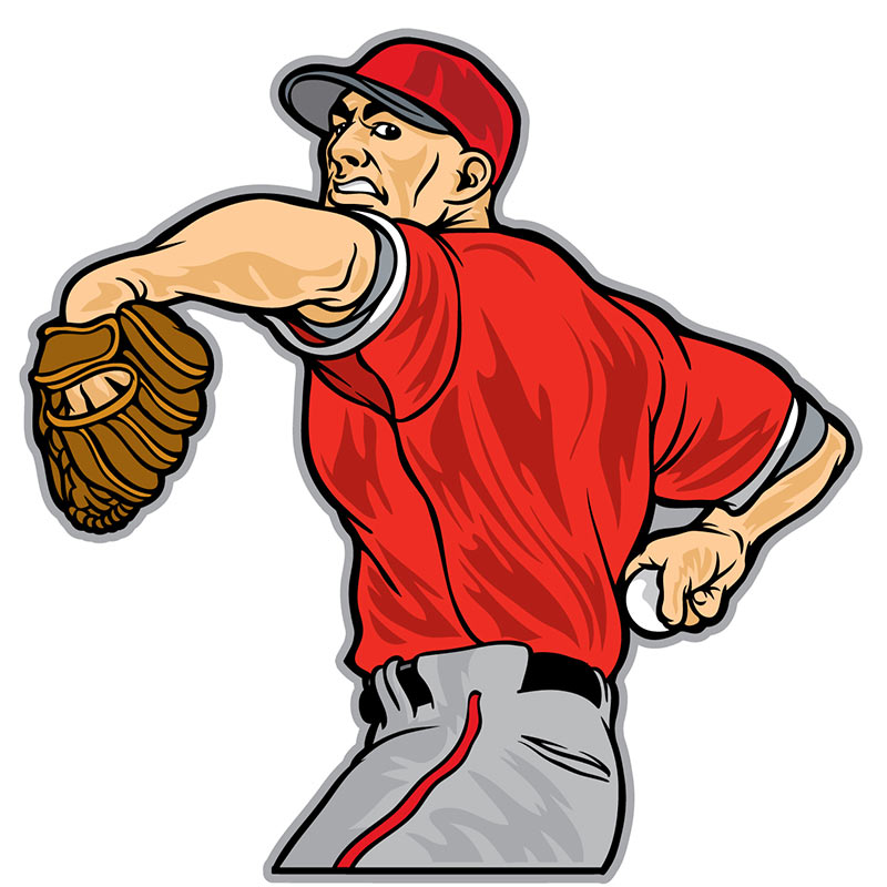 Baseball Pitcher Clip Art Roy