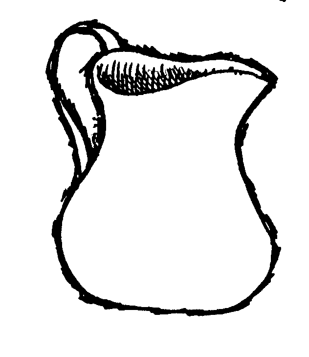pitcher of water clipart