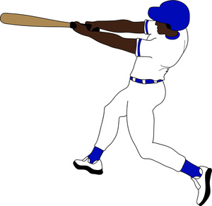 Baseball player clipart free images 6