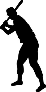 Baseball Player Clipart Image: .