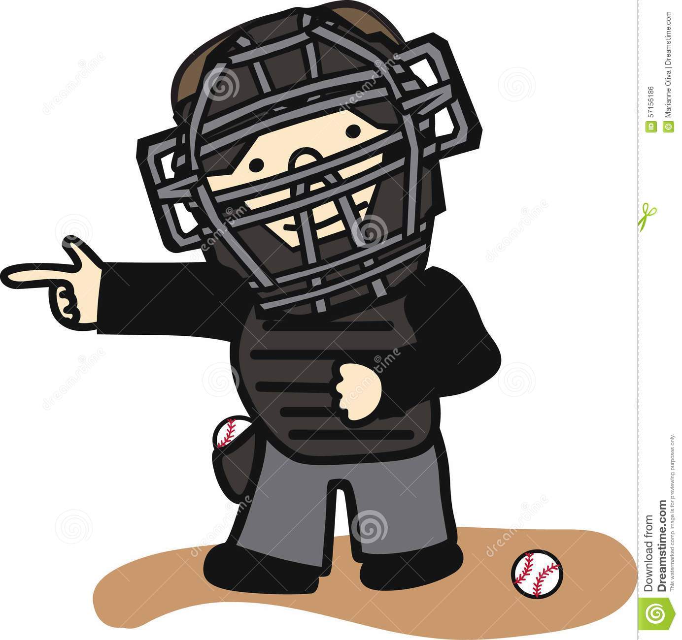 Baseball umpire clipar... pic - Umpire Clipart
