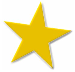 basic-5-point-gold-star-bevel - All Star Clipart