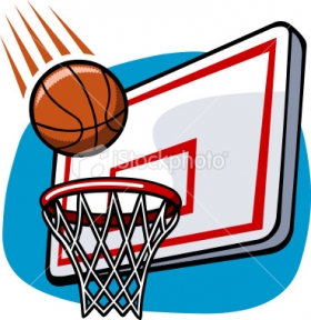 Basketball Clip Art - Basketball Goal Clipart