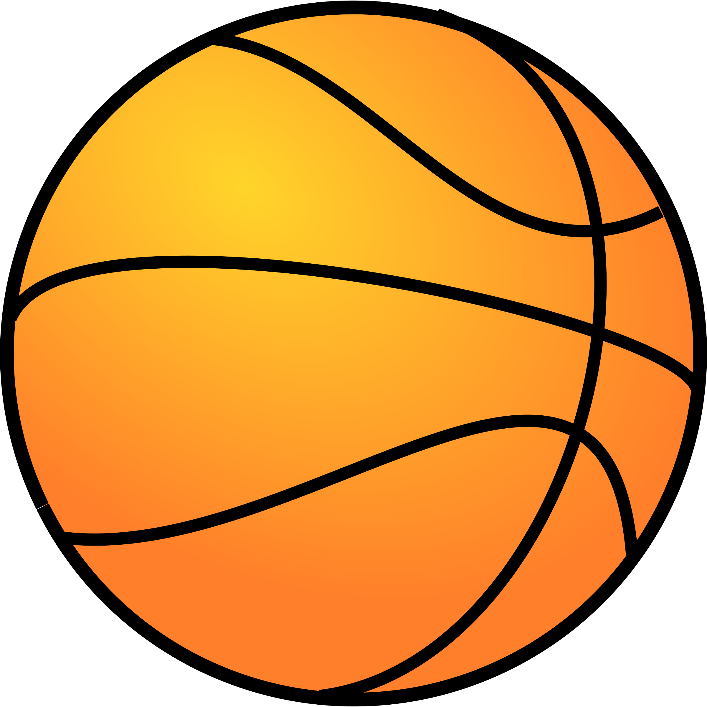 Flaming basketball clipart cl
