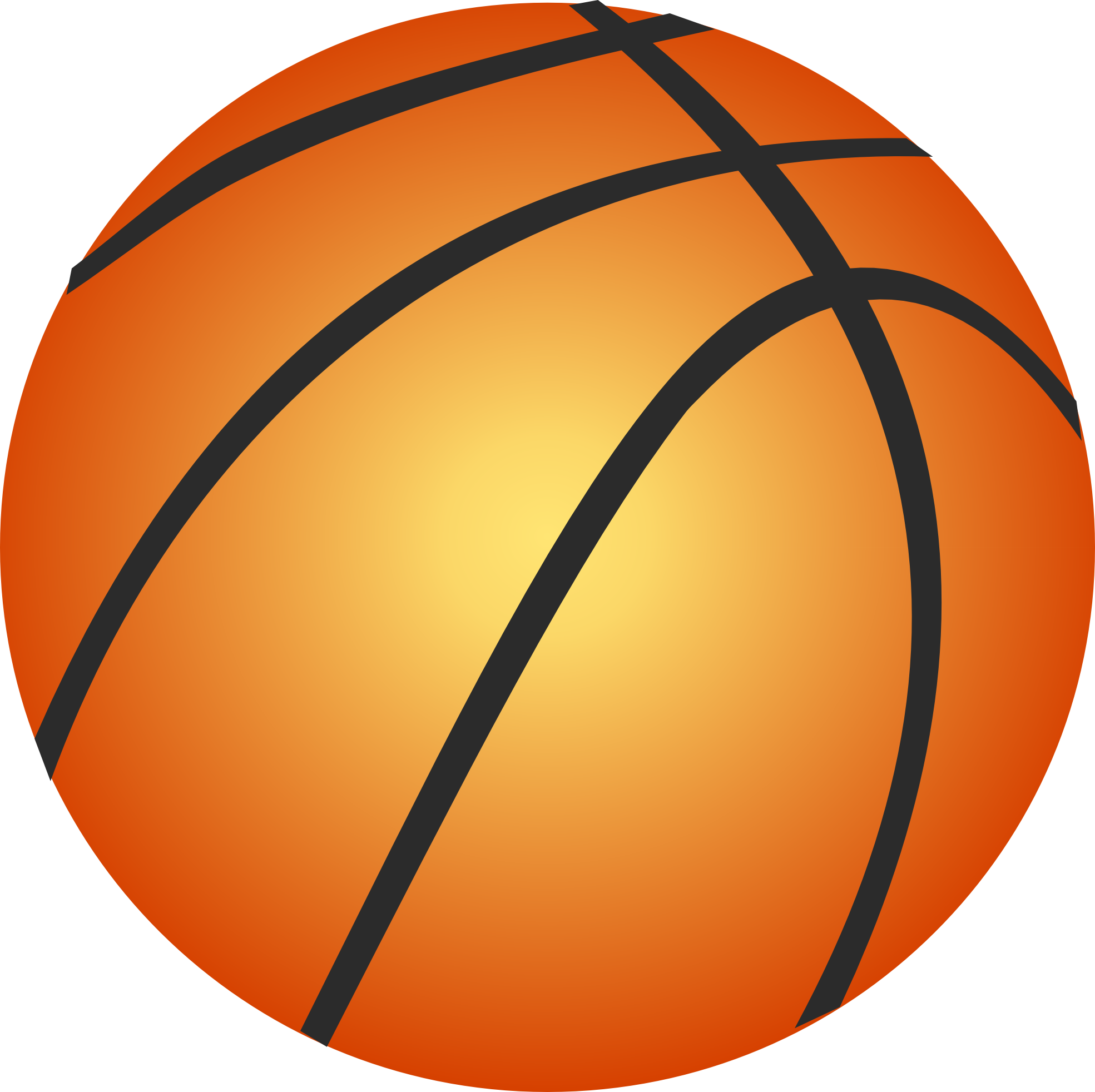 Cartoon Basketball Clipart - 