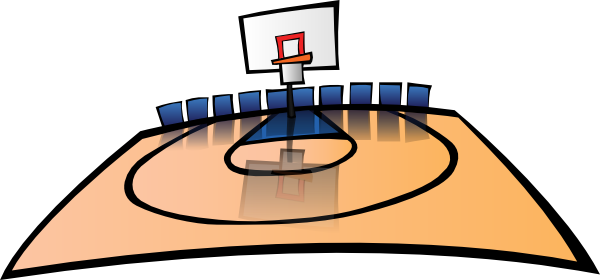 basketball court clipart - Basketball Court Clip Art