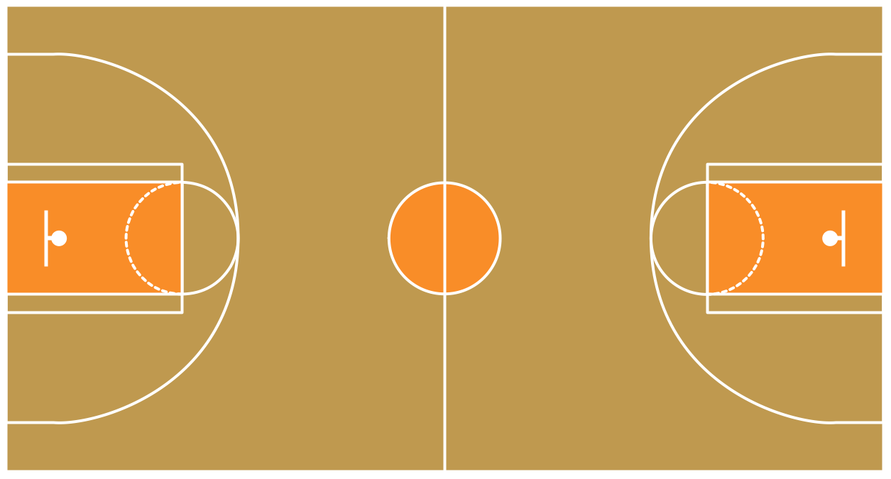basketball court floor clipar - Basketball Court Clip Art
