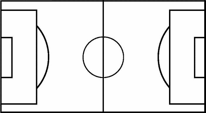 basketball half court clipart - Soccer Field Clip Art