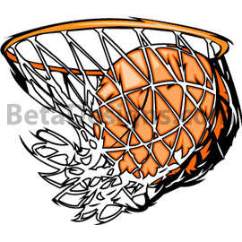 basketball hoop clipart