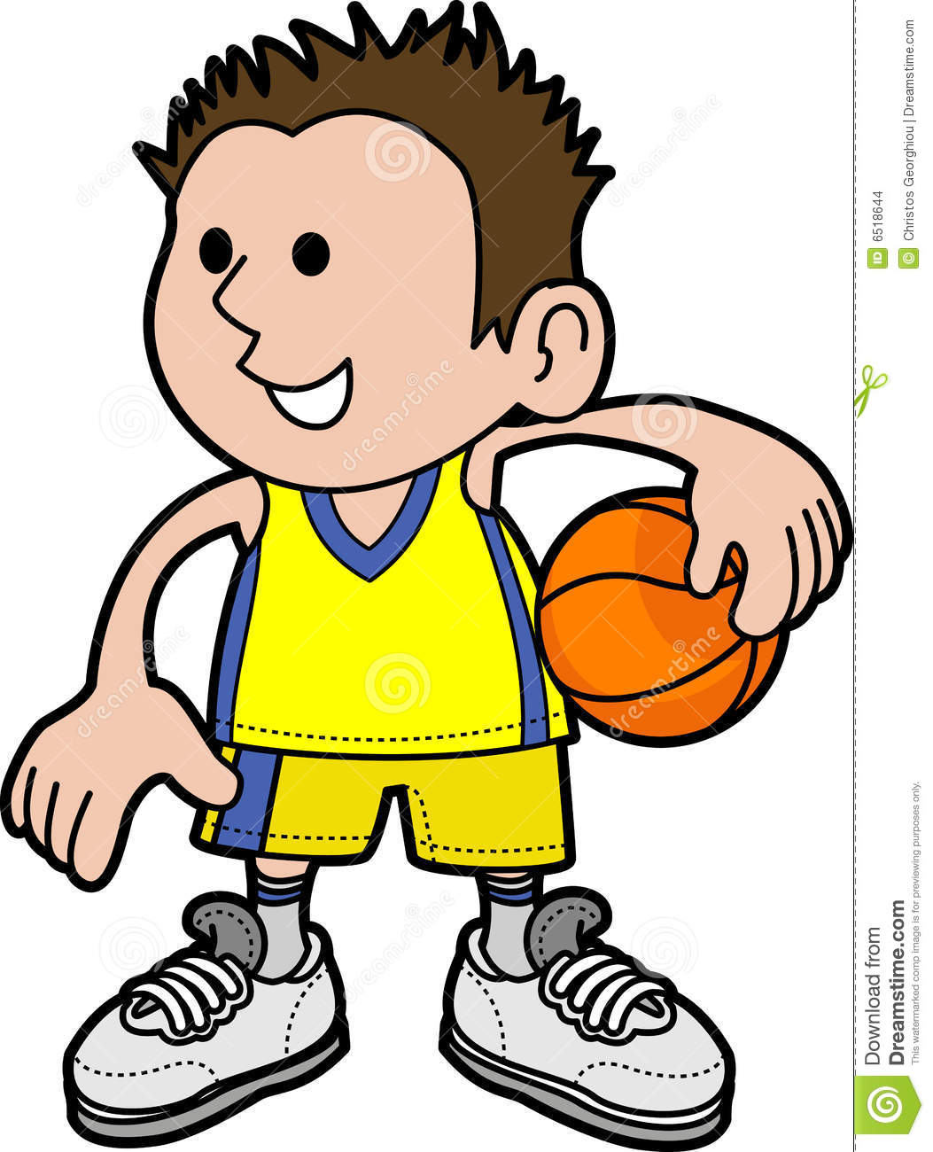 basketball player shooting clipart