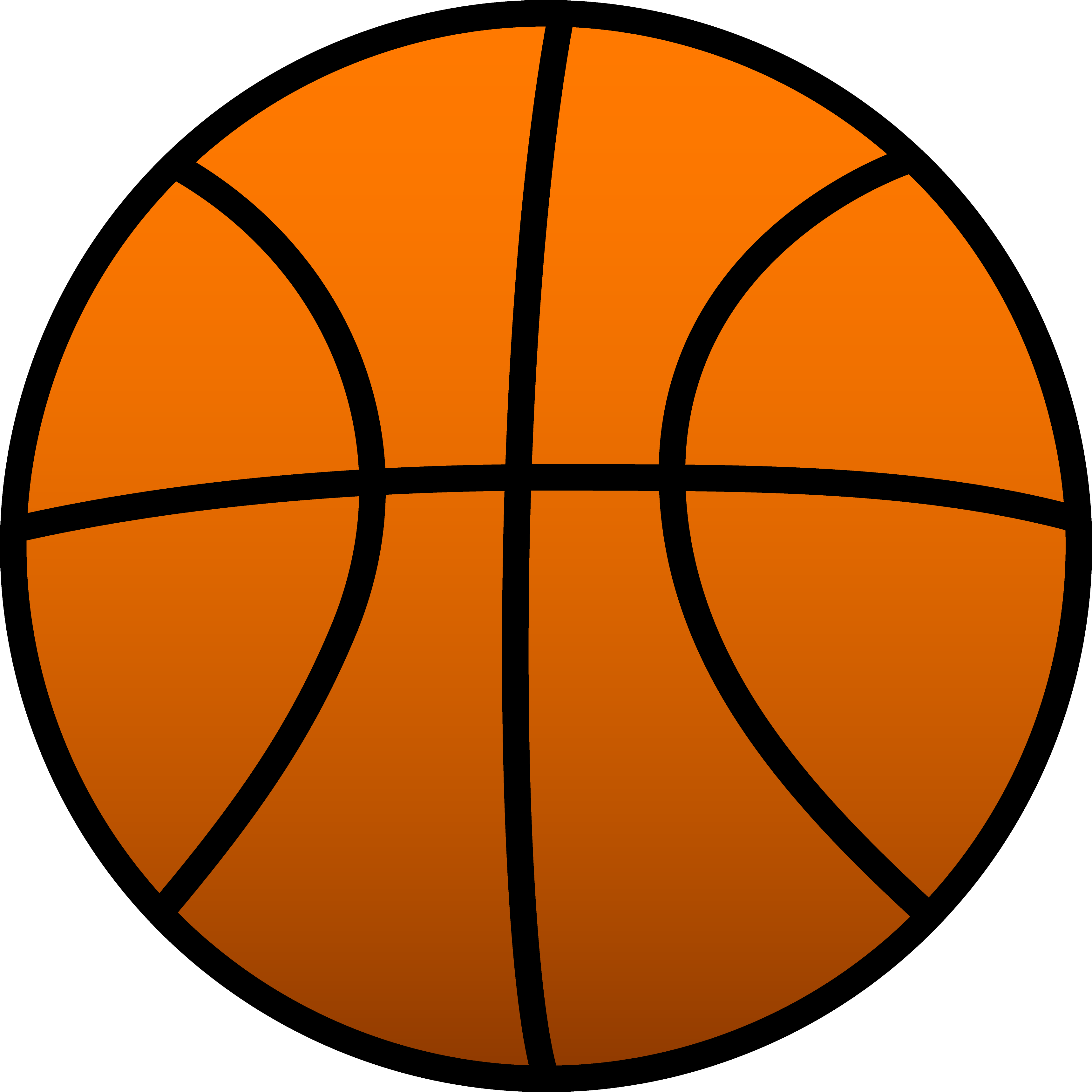 basketball_-_ball_5 clipart -
