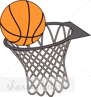 Basketball And Hoop Clipart P - Clipart Basketball