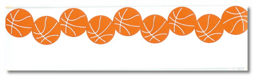 Basketball Border Clip Art Cl