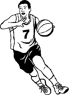 Basketball Player Clip Art