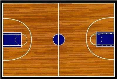 Basketball Court Clipart Blac
