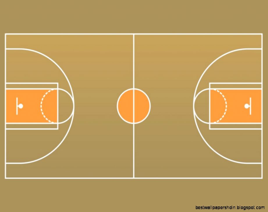 basketball court on wood .