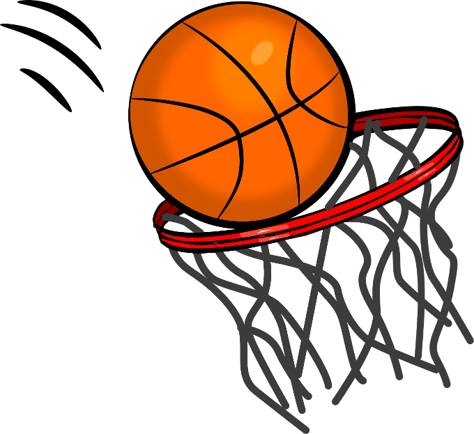 Basketball Hoop Clipart . - Basketball Goal Clipart