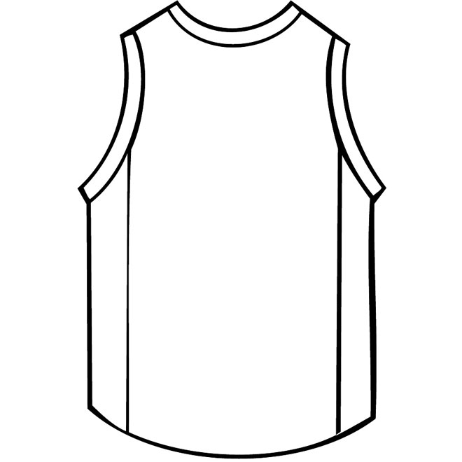 BASKETBALL JERSEY WITH NUMBER - Basketball Jersey Clipart