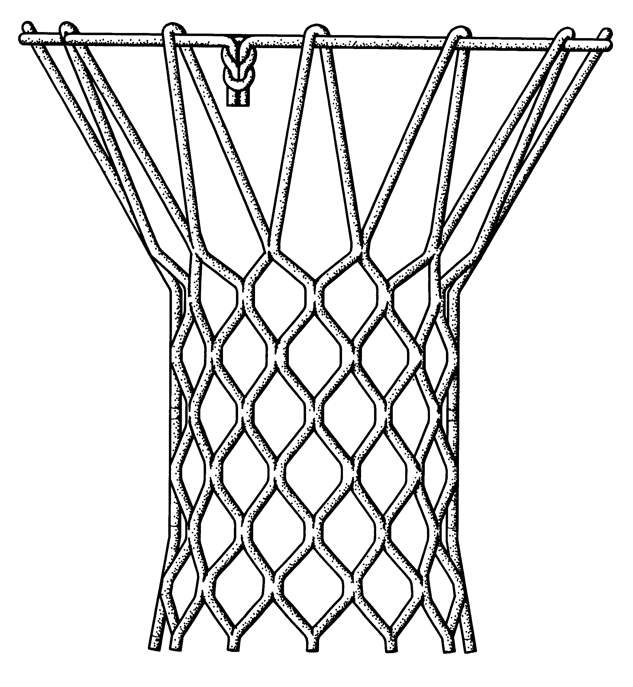 Basketball Net Drawing
