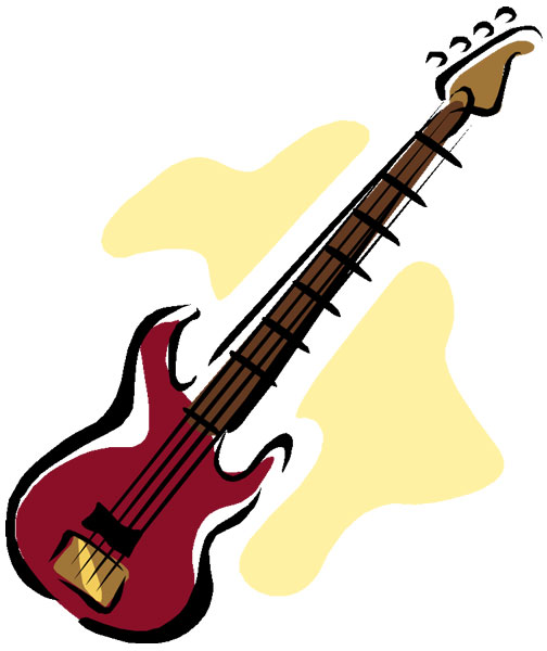 bass guitar clipart - Bass Guitar Clip Art