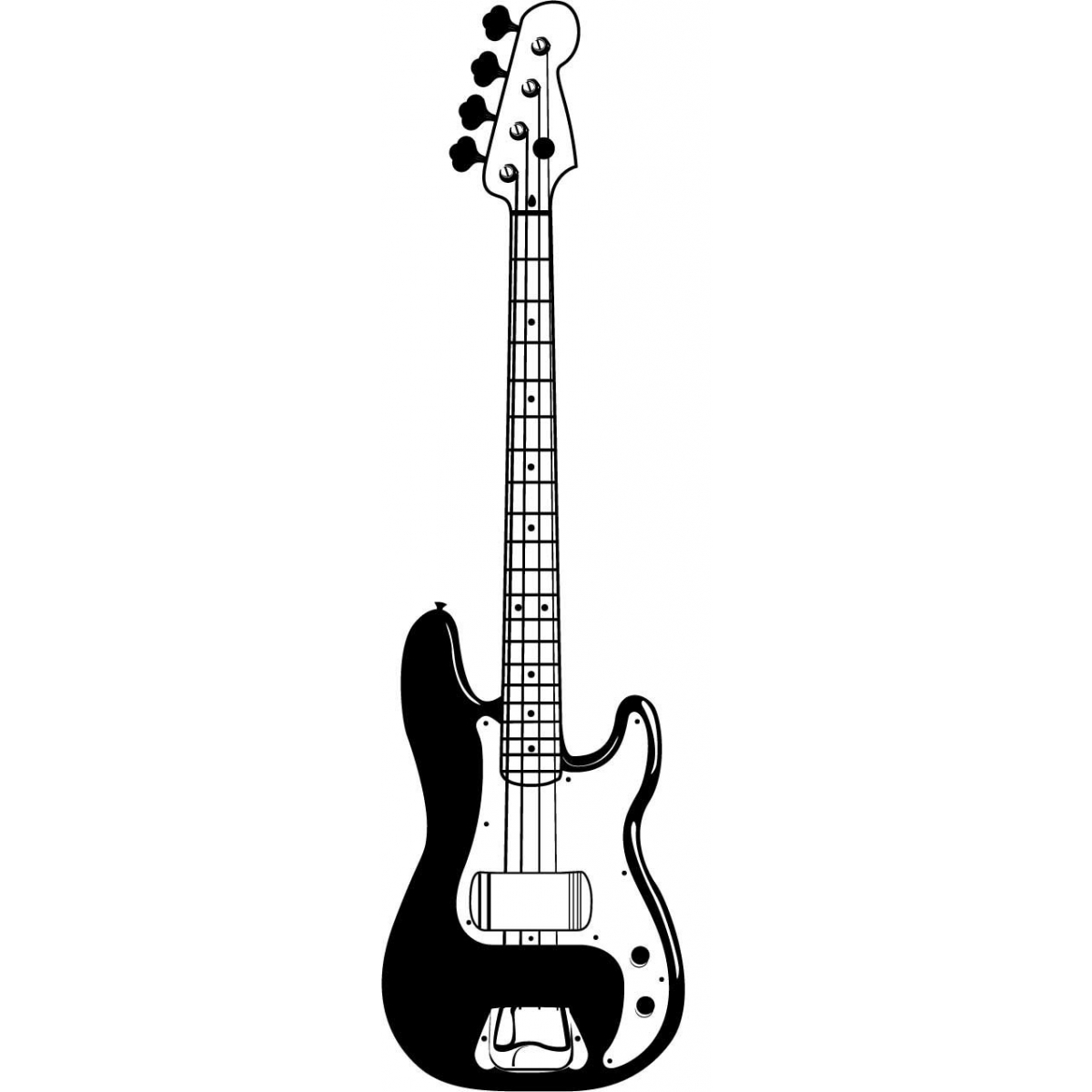 Bass Guitar Silhouette