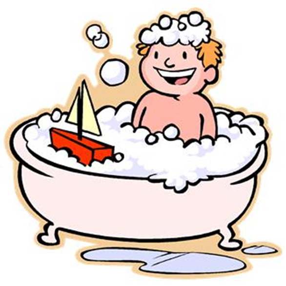 Baby In Bathtub Clipart Clipa