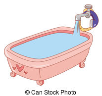 Bathtub with Bubbles · In th