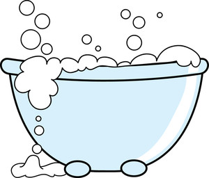 Bathtub With Bubbles Clipart # .