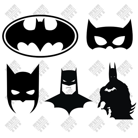 Batman svg - Batman vector - Batman mask svg - Batman digital clipart for  Print, Design or more , files download svg, png, dxf from TNTShopDesign on  Etsy ClipartLook.com 
