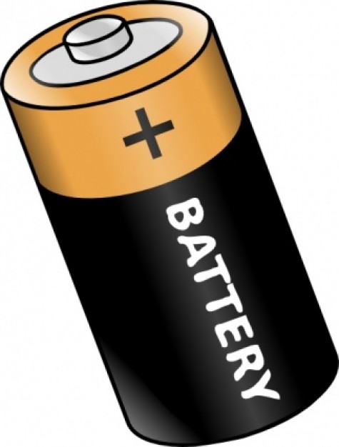 Battery free batteries clipar
