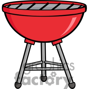bbq clipart black and white