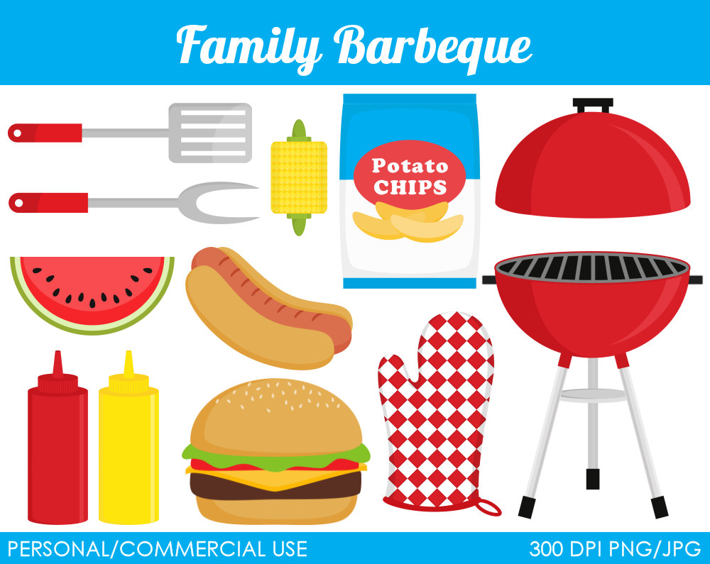 Bbq Party Clipart Clipart Pan