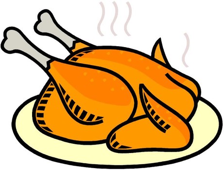 Chicken Clipart Image: Fried 