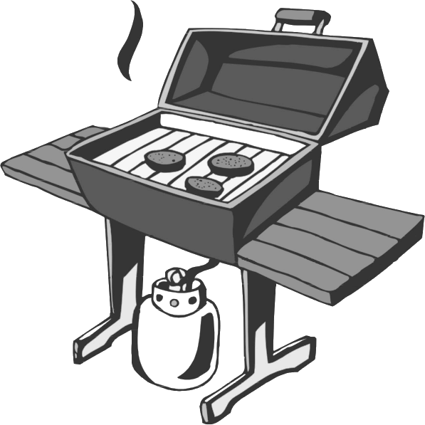 Bbq Grill Bw Http Www Wpclipart Com Household Odds And Ends Bbq
