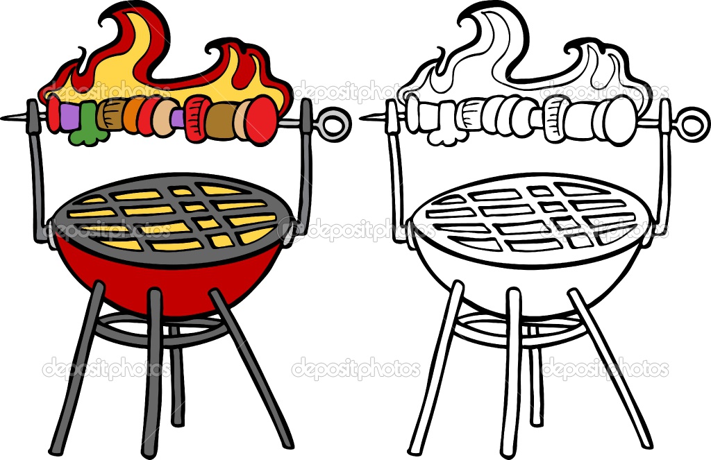 Bbq Grill With Fire Clipart Charcoal Clipart Barbecue Grill Clip Art