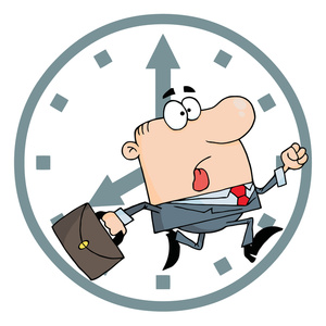 Be On Time Clipart #1