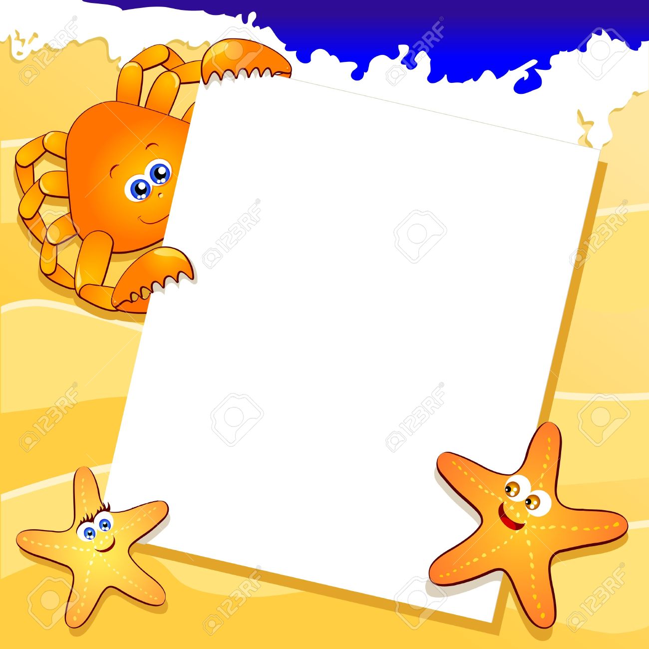 Beach Background Clipart . Customizable background on the .
