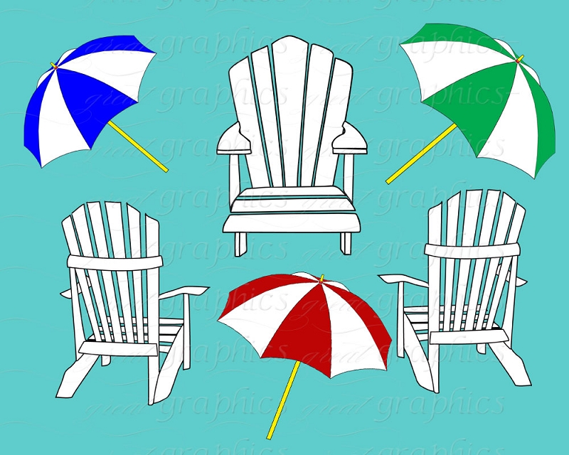 Beach Chair Clipart Image Sim