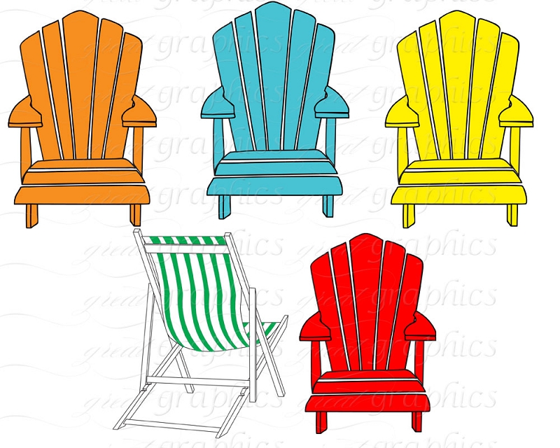 Beach Chair Clipart - Beach Chair Clip Art