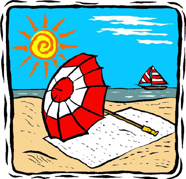 beach clip art free - Bing Images | Visor art | Clipart library