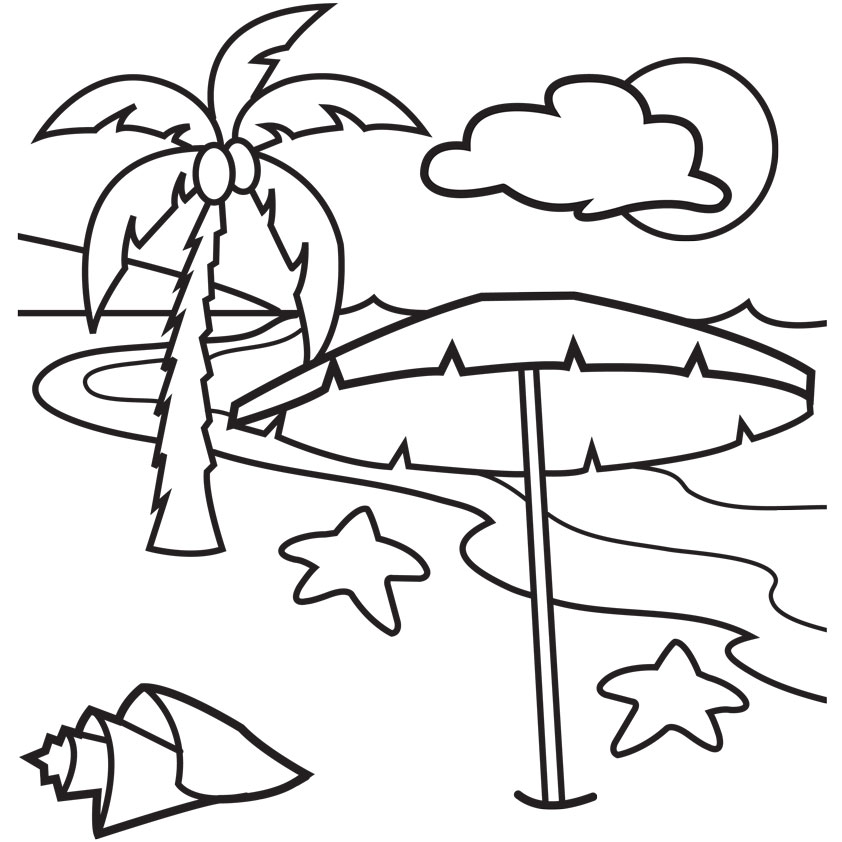 Summertime Beach Clipart Clip