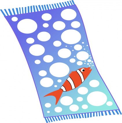 Beach Towel Clip Art Cliparts - Beach Towel Clipart