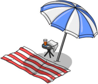 Beach Towel Clip Art #30373