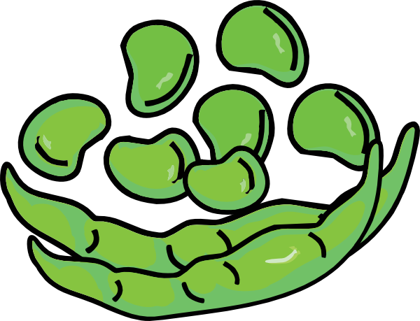 Beans And Pod Clip Art At Clker Com Vector Clip Art Online Royalty
