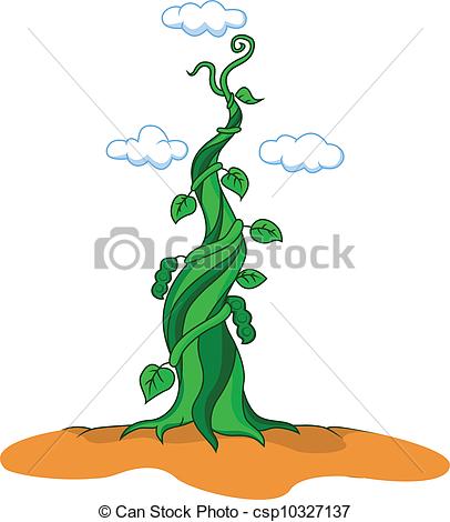 Beanstalk - Vector illustration of Beanstalk